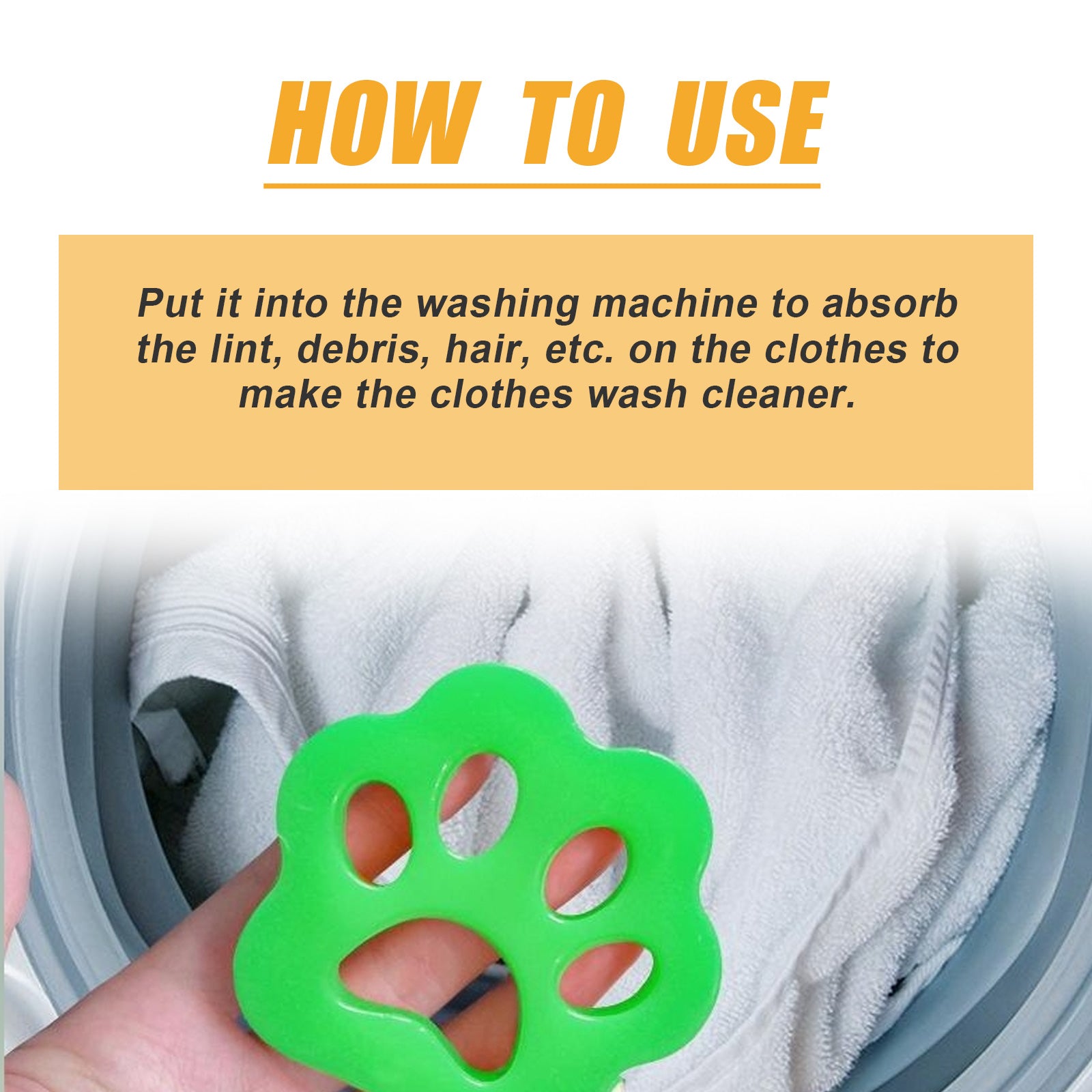 Reusable Pet Hair Laundry Removers – 2 Pack