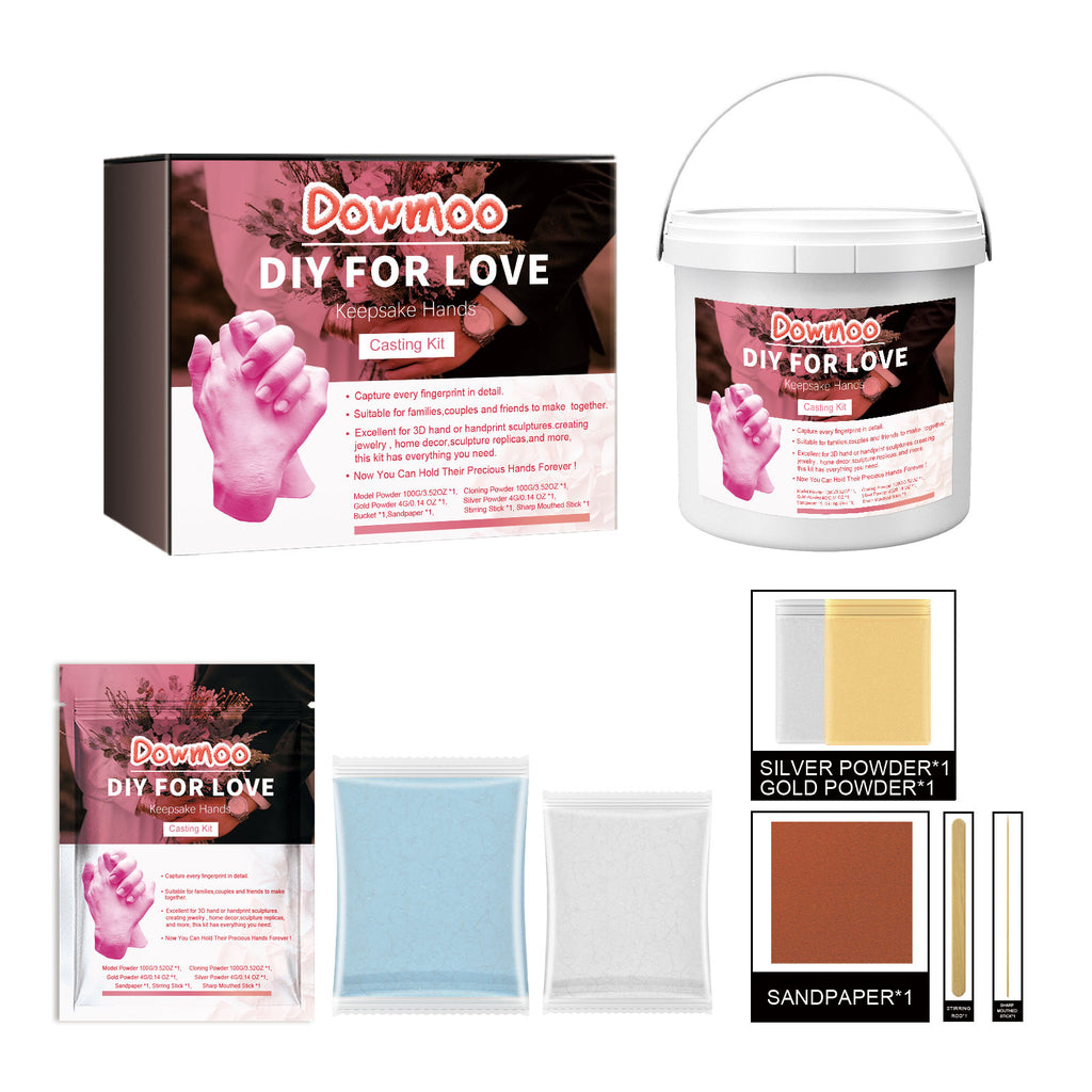 DIY Hand Casting Kit for Couples - Bucket Set