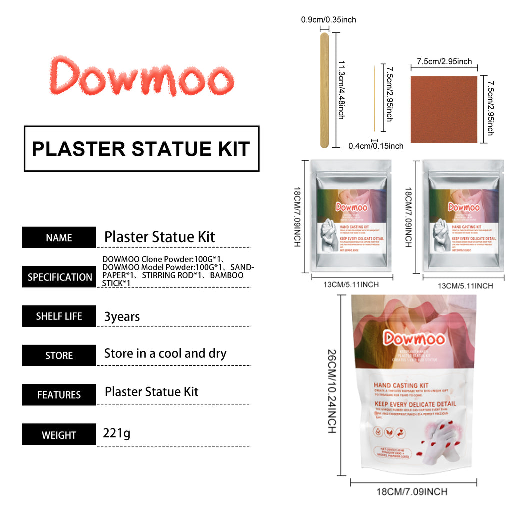 Valentine DIY Hand Casting Kit for Couples