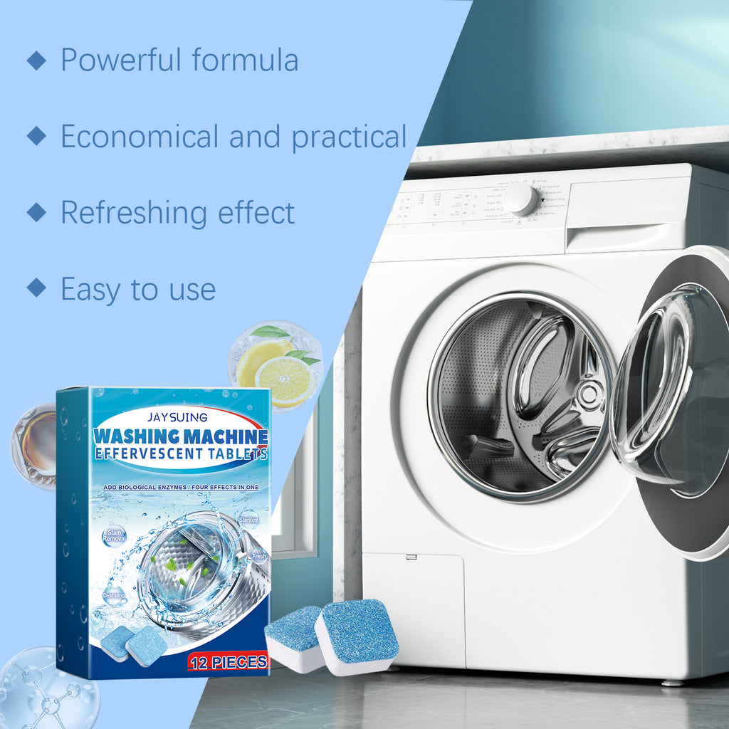 Jaysuing Washing Machine Cleaning Tablets - 12 Pack - JAC02-A002-12-BU1