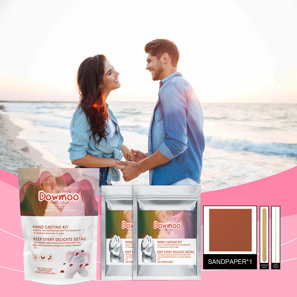 Valentine DIY Hand Casting Kit for Couples