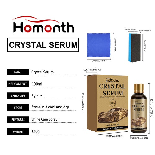 Homonth Ceramic Crystal Coating Kit 100ml - SKU00027255