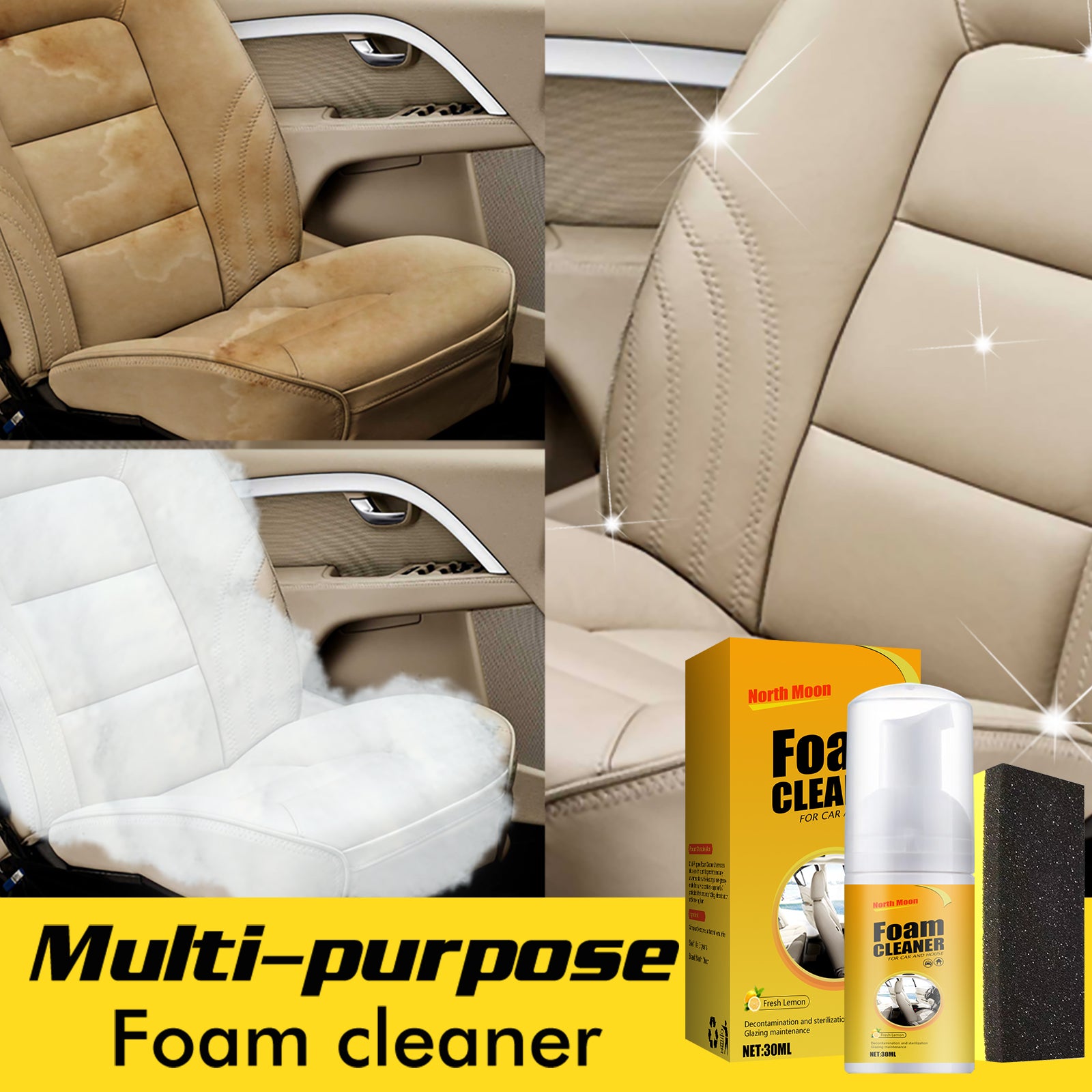 Car Interior Foam Cleaner 30ml - PGYH004