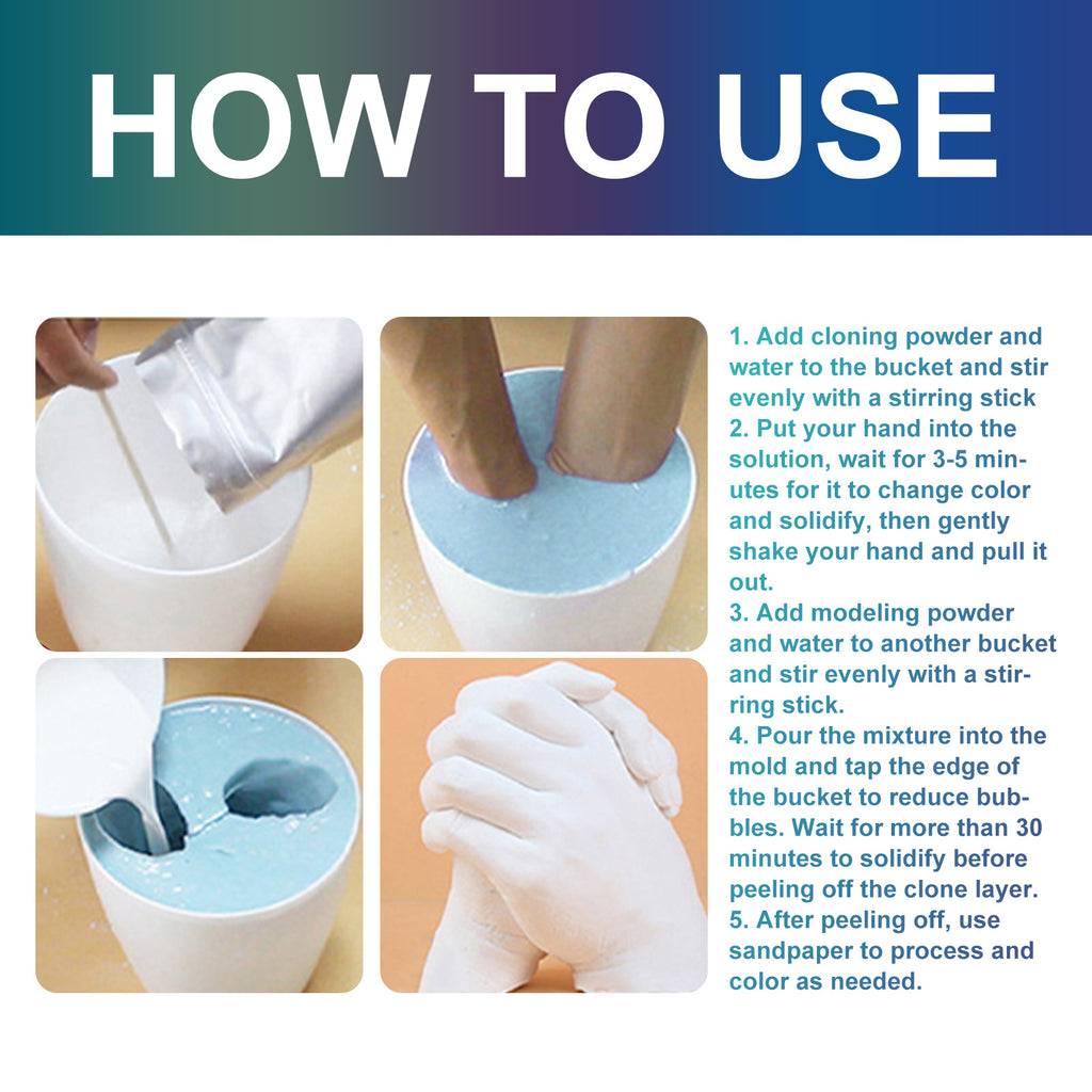 DIY Hand Casting Kit for Couples - Bucket Set