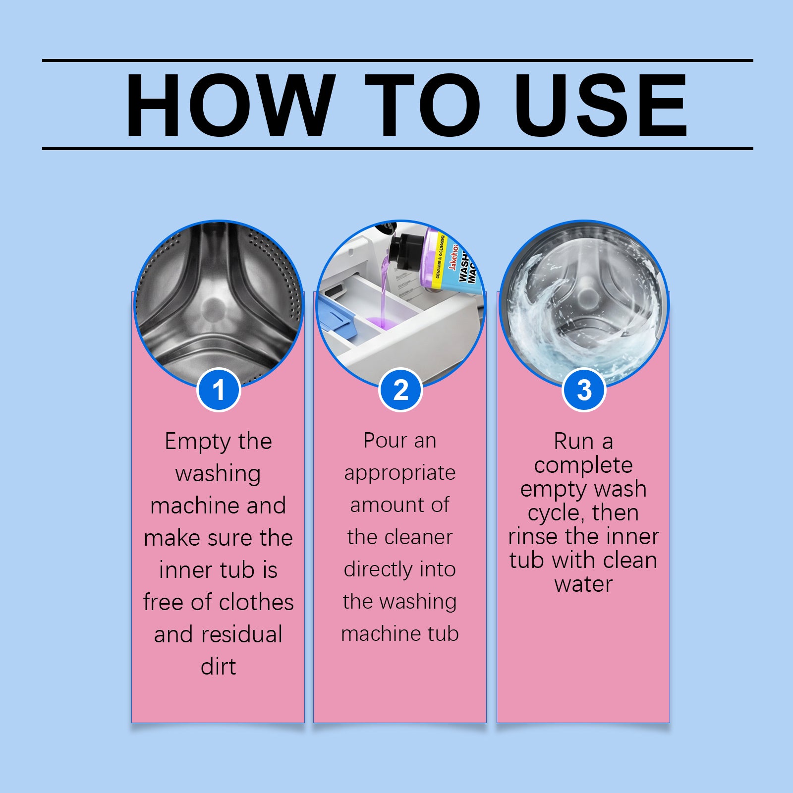 Jakehoe Washing Machine Cleaner 100ml - SKU00019997