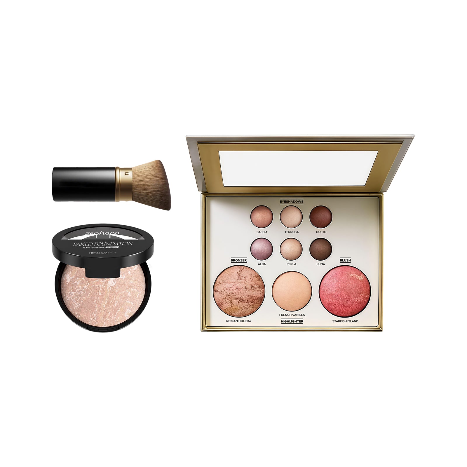 Zephoco Starfish Island makeup palette set 1