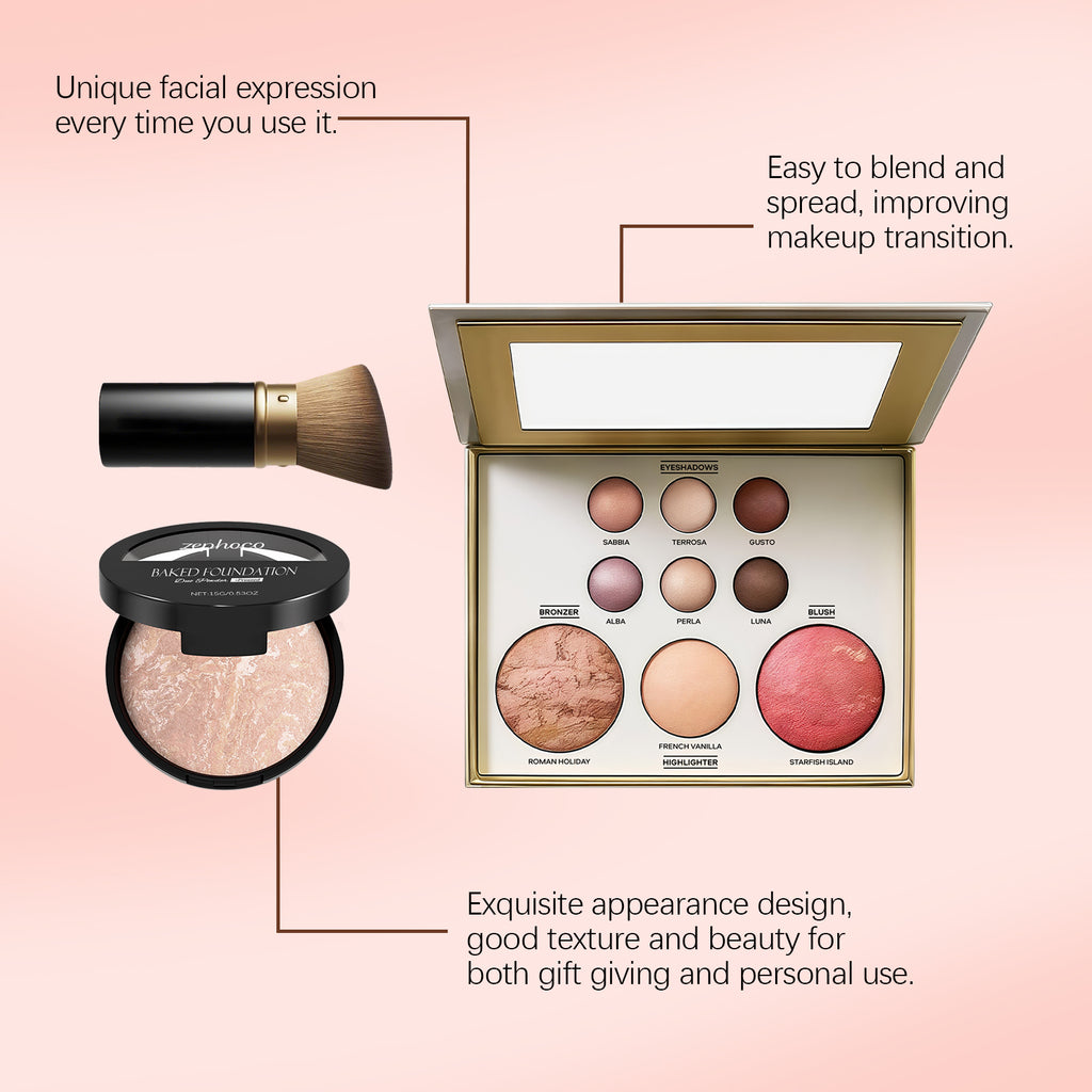 Zephoco Starfish Island makeup palette set 3