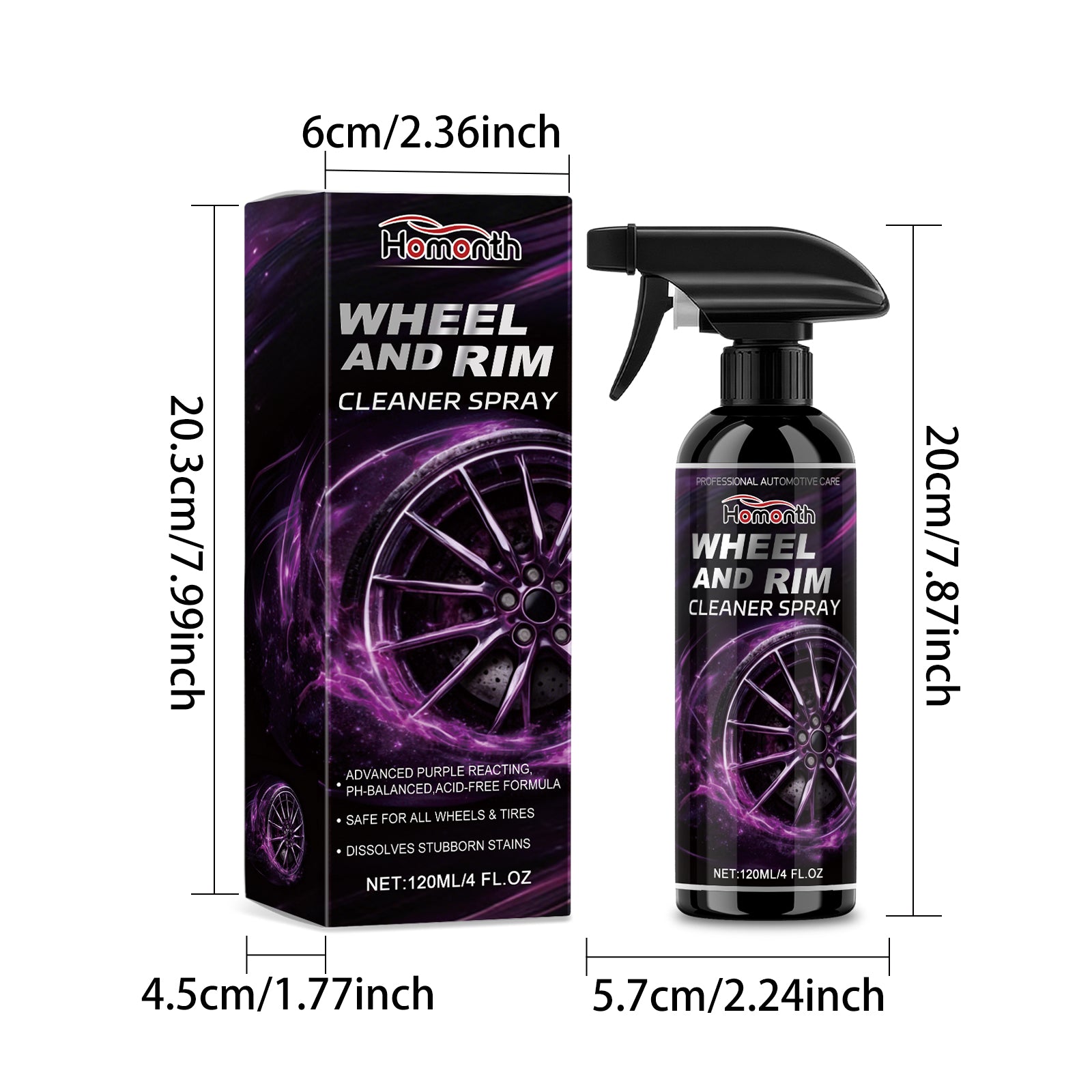 Wheel & Rim Cleaner Spray 120ml - SKU00013820