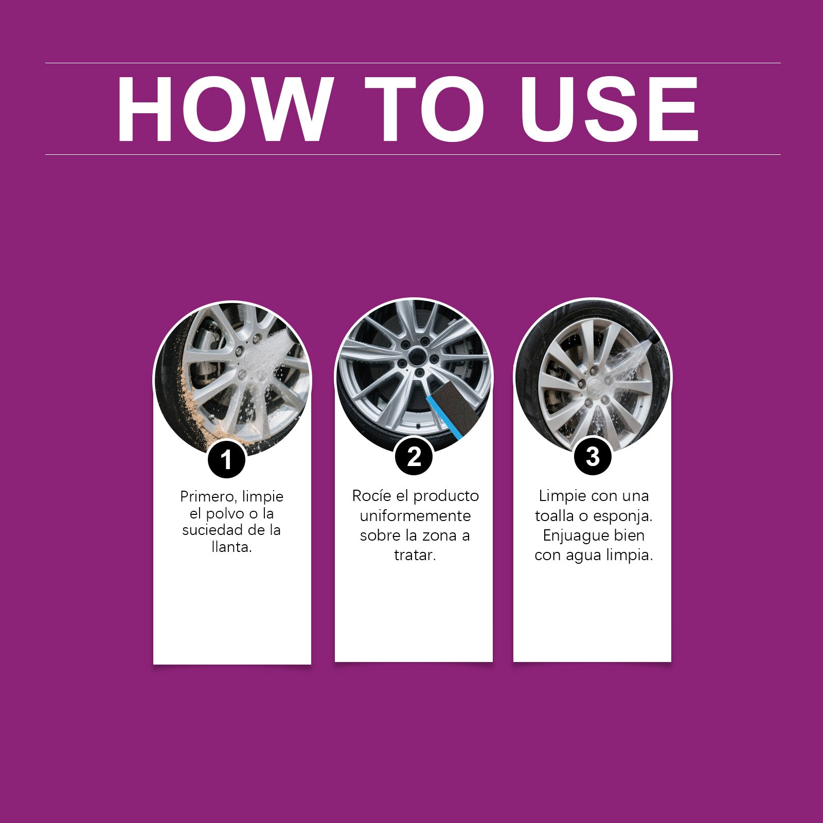 Wheel & Rim Cleaner Spray 120ml - SKU00013820