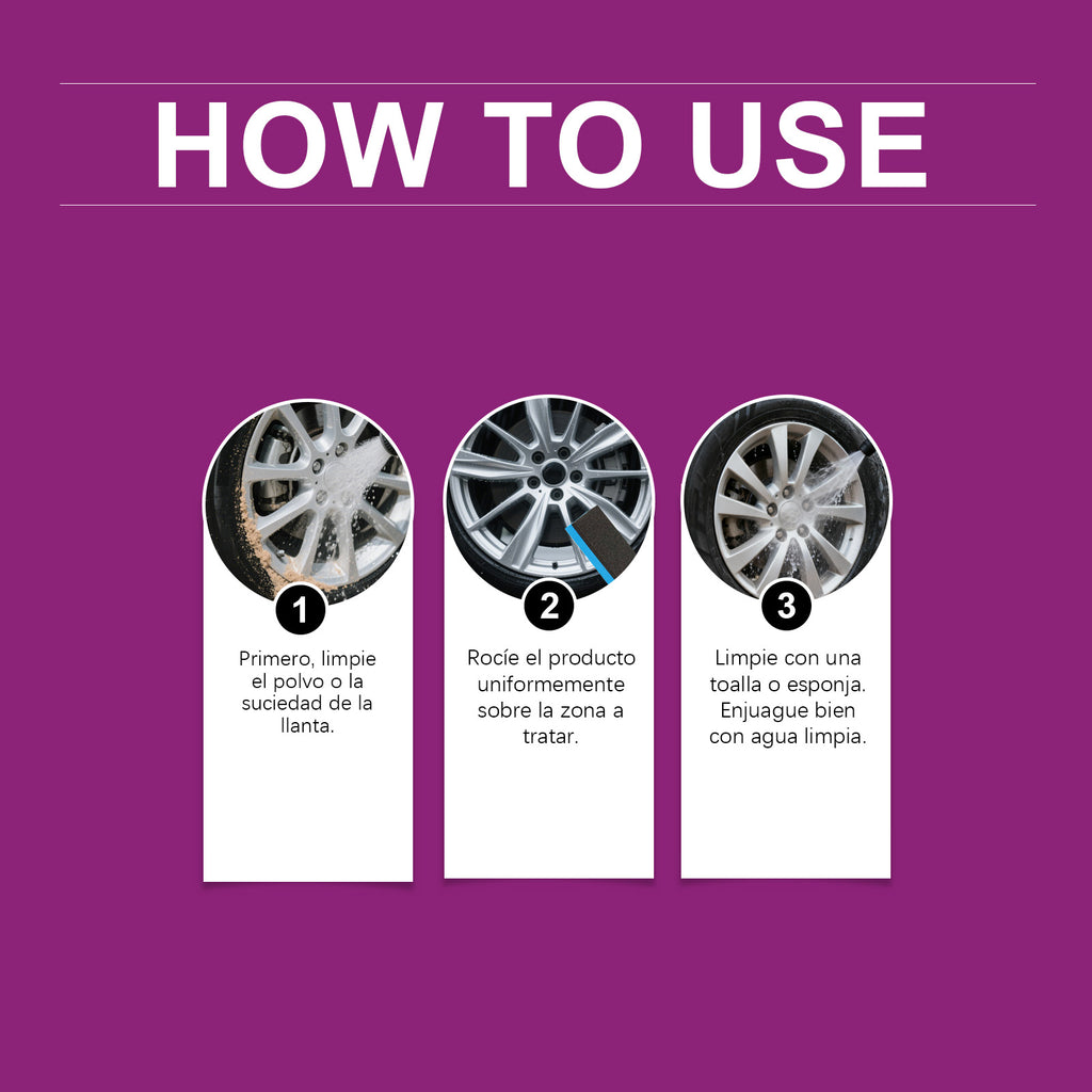 Wheel & Rim Cleaner Spray 120ml - SKU00013820