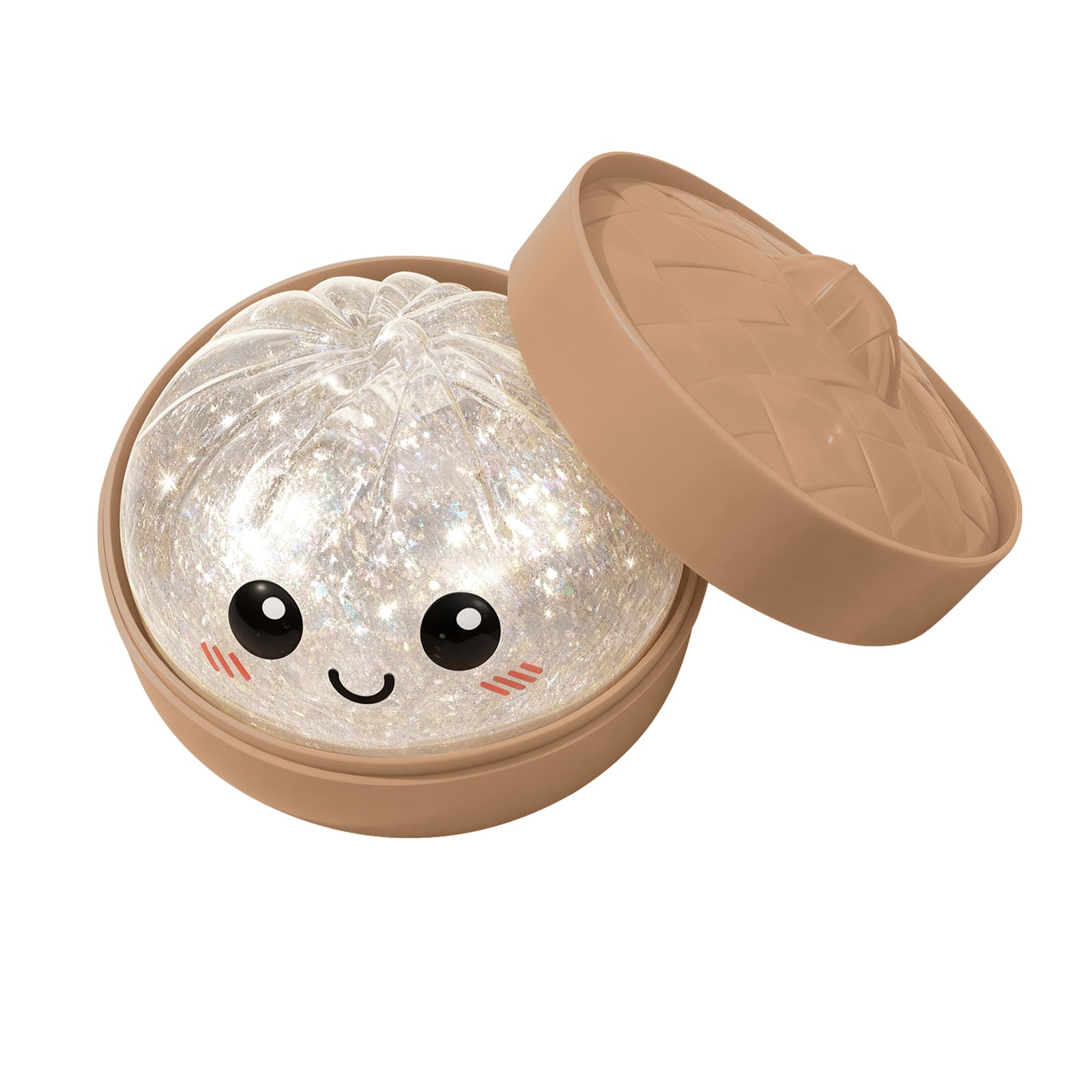 Two Dowmoo pearl bao bun squishy toys