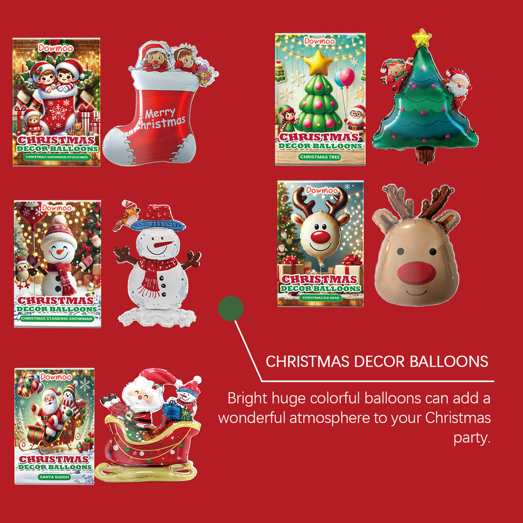 Santa sleigh standing balloon product details