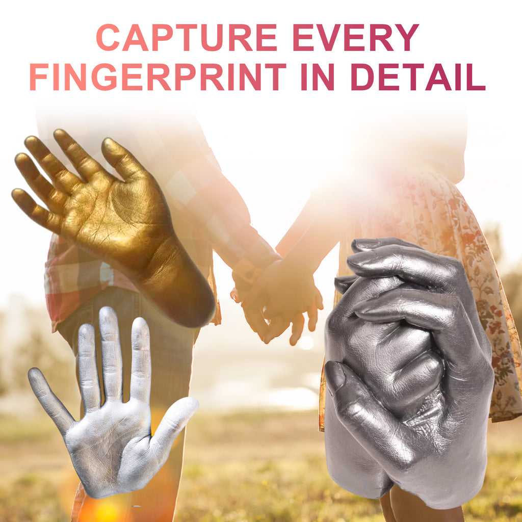 Examples of gold and silver finished hand-cast keepsakes