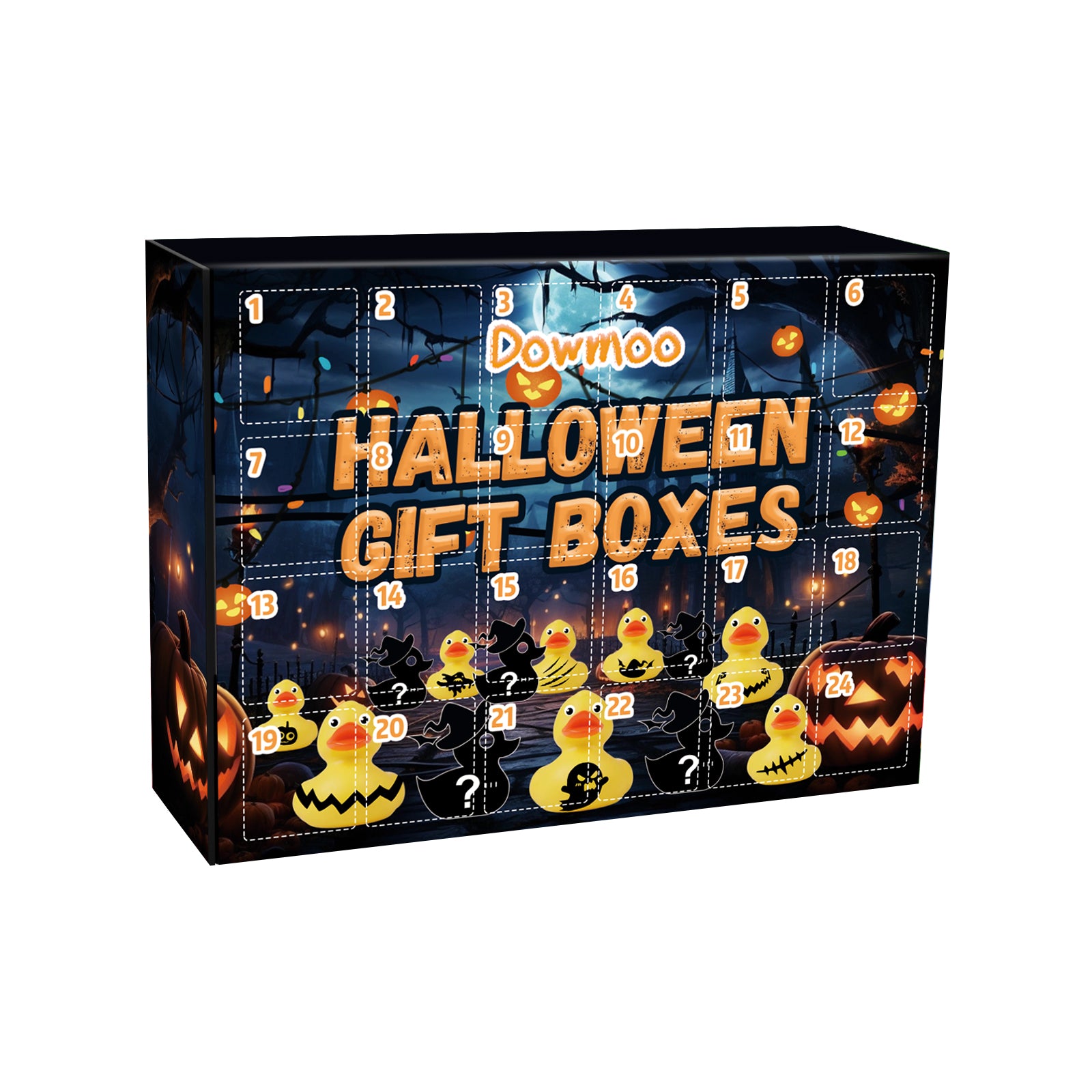 Dowmoo 24-day Halloween rubber duck advent calendar