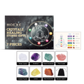 Hoexe seven-stone natural crystal gift set with velvet pouch