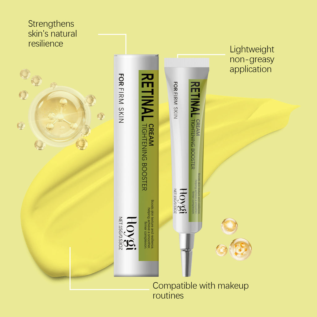 Hoygi Retinal Eye Cream product texture and packaging