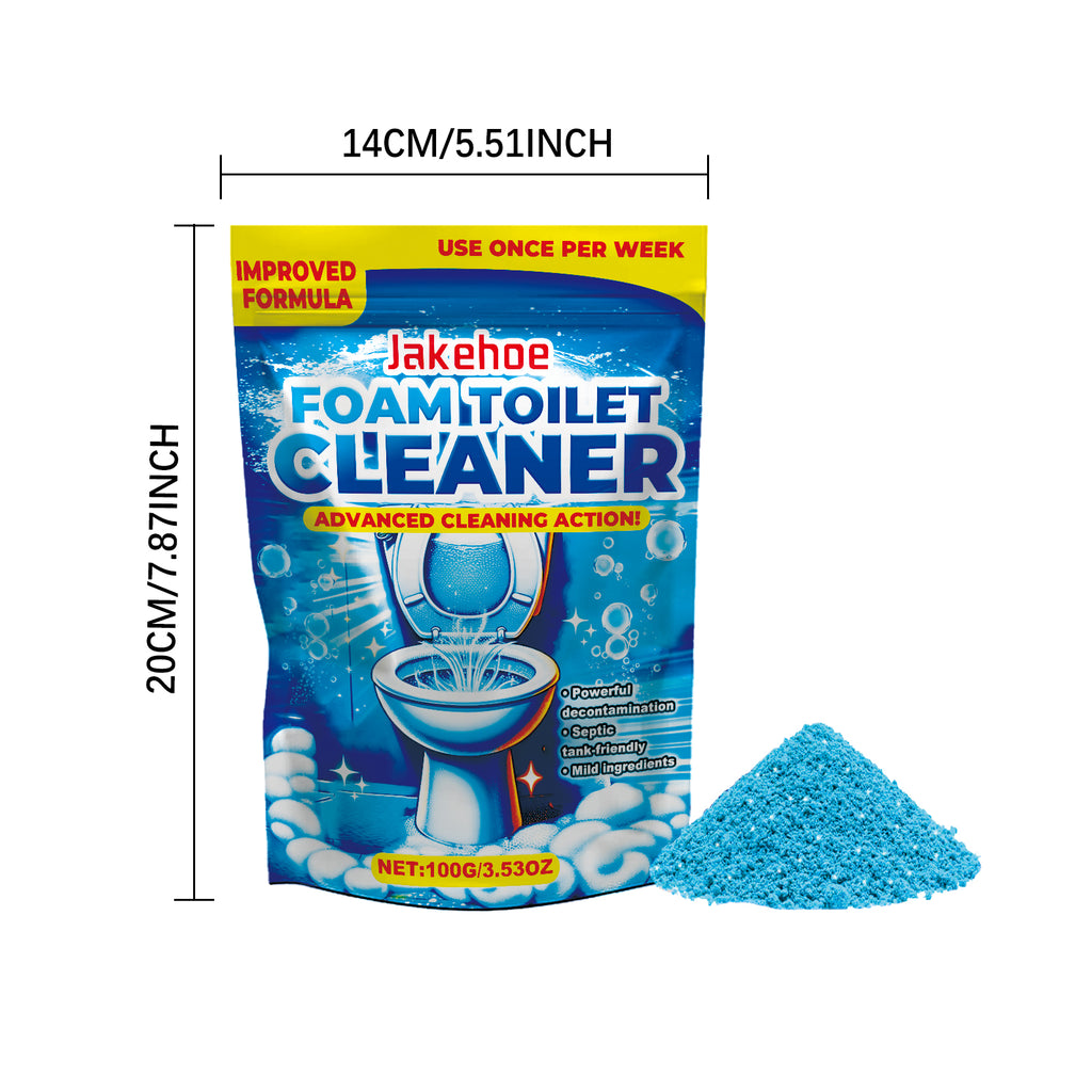 Toilet Bowl Foam Cleaner Powder 100g - JHC02-A022-100-BU1