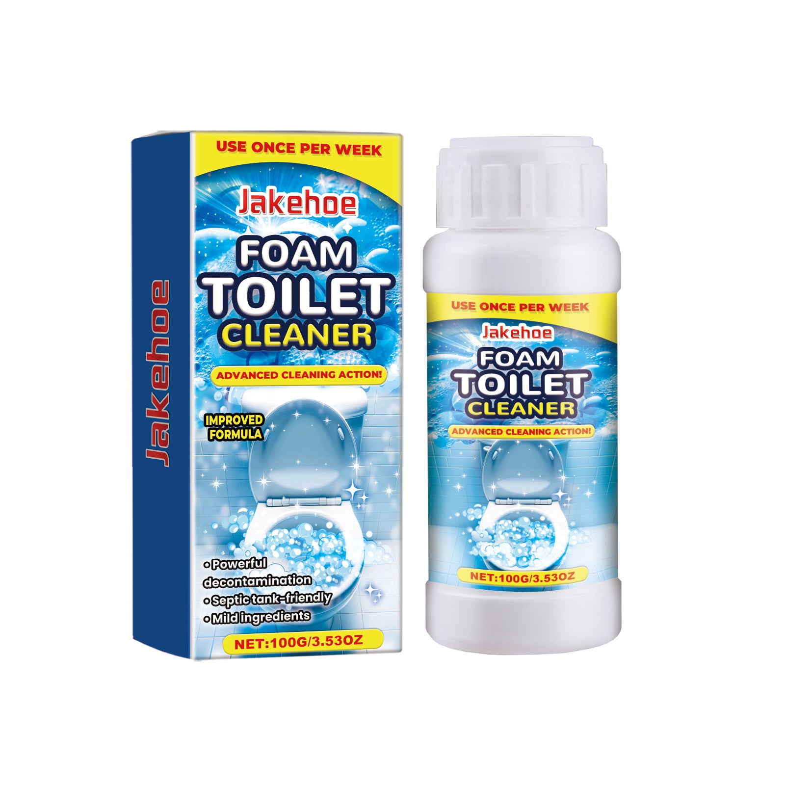 Foam Toilet Cleaner 100g - JHC02-A023-100-BU1