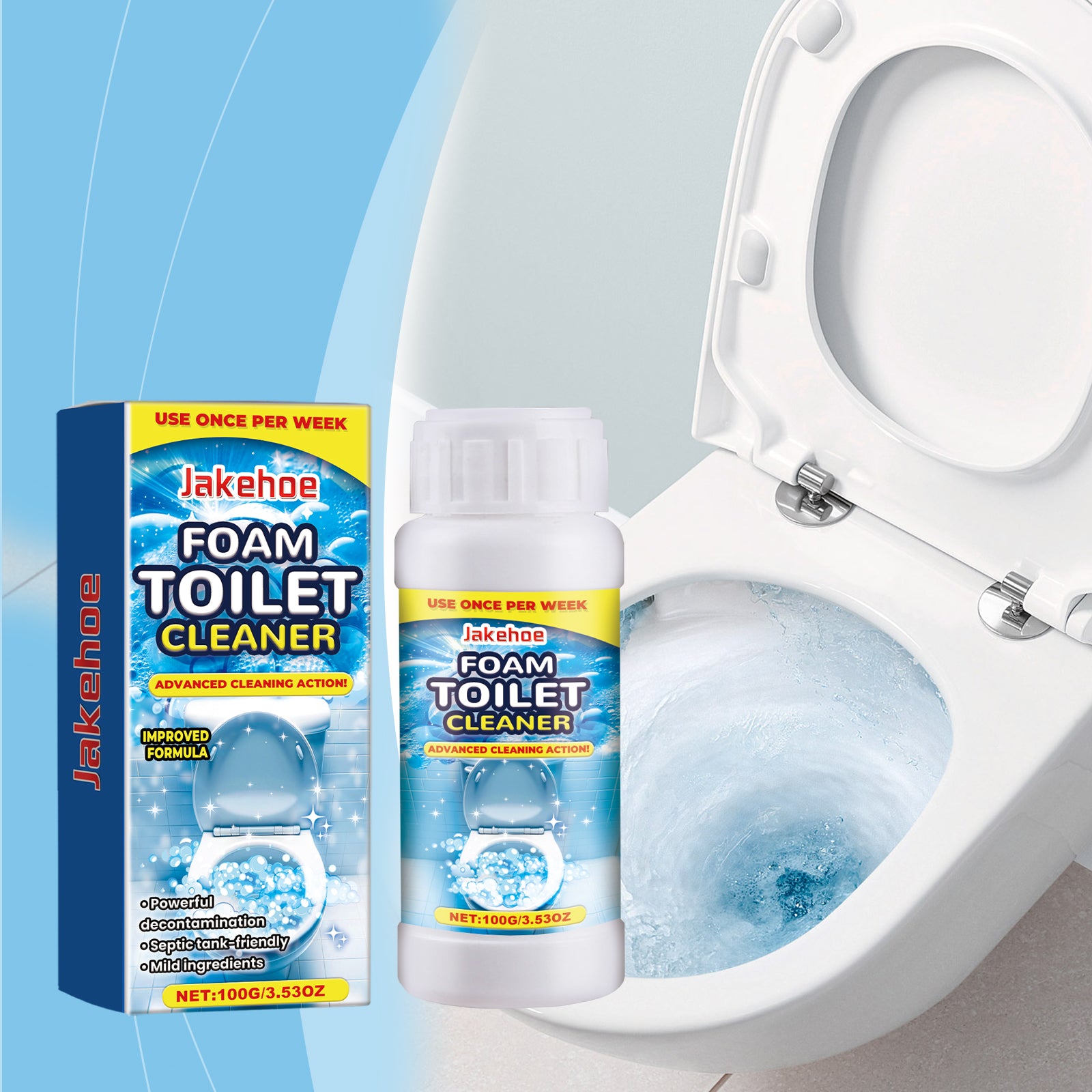 Foam Toilet Cleaner 100g - JHC02-A023-100-BU1