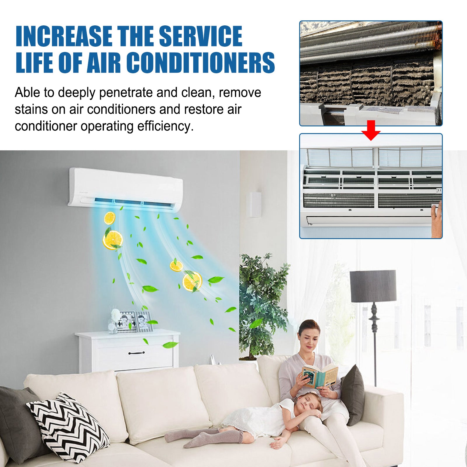 Jakehoe Air Conditioner Foam Cleaner 120ml - JHC05-A017-120-BU1