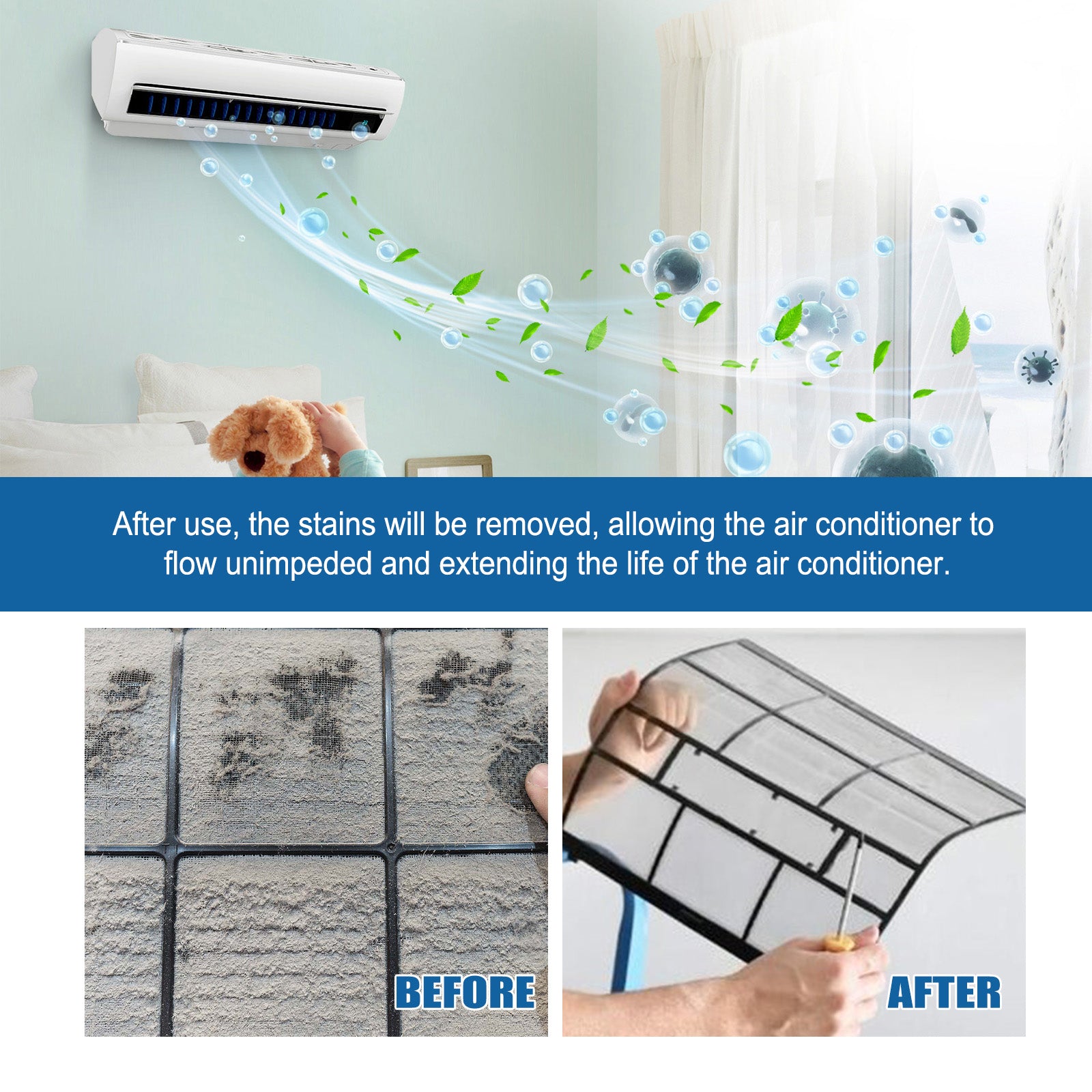 Jakehoe Air Conditioner Foam Cleaner 120ml - JHC05-A017-120-BU1