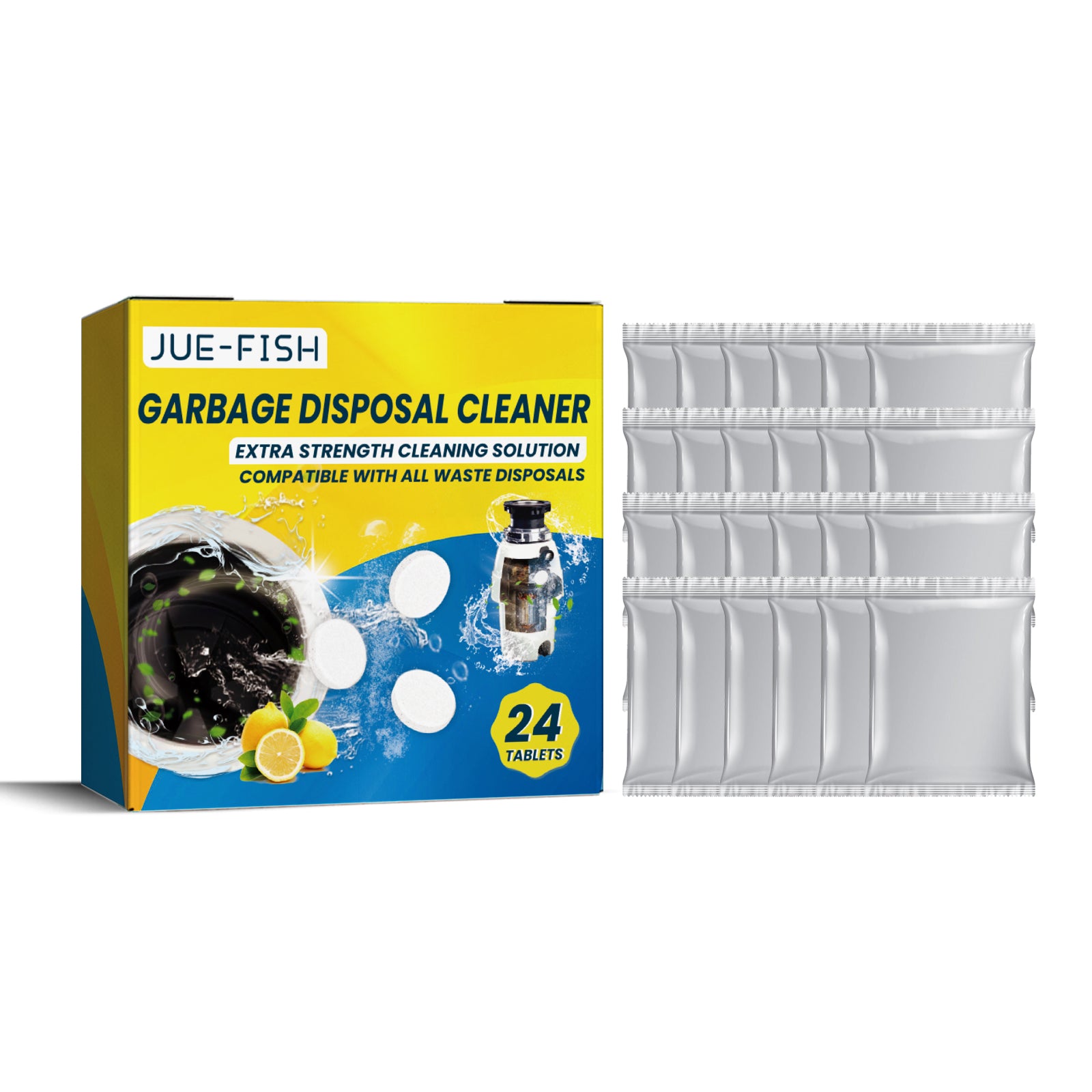 Jue-Fish Sink & Drain Cleaning Tablets – 96 Count
