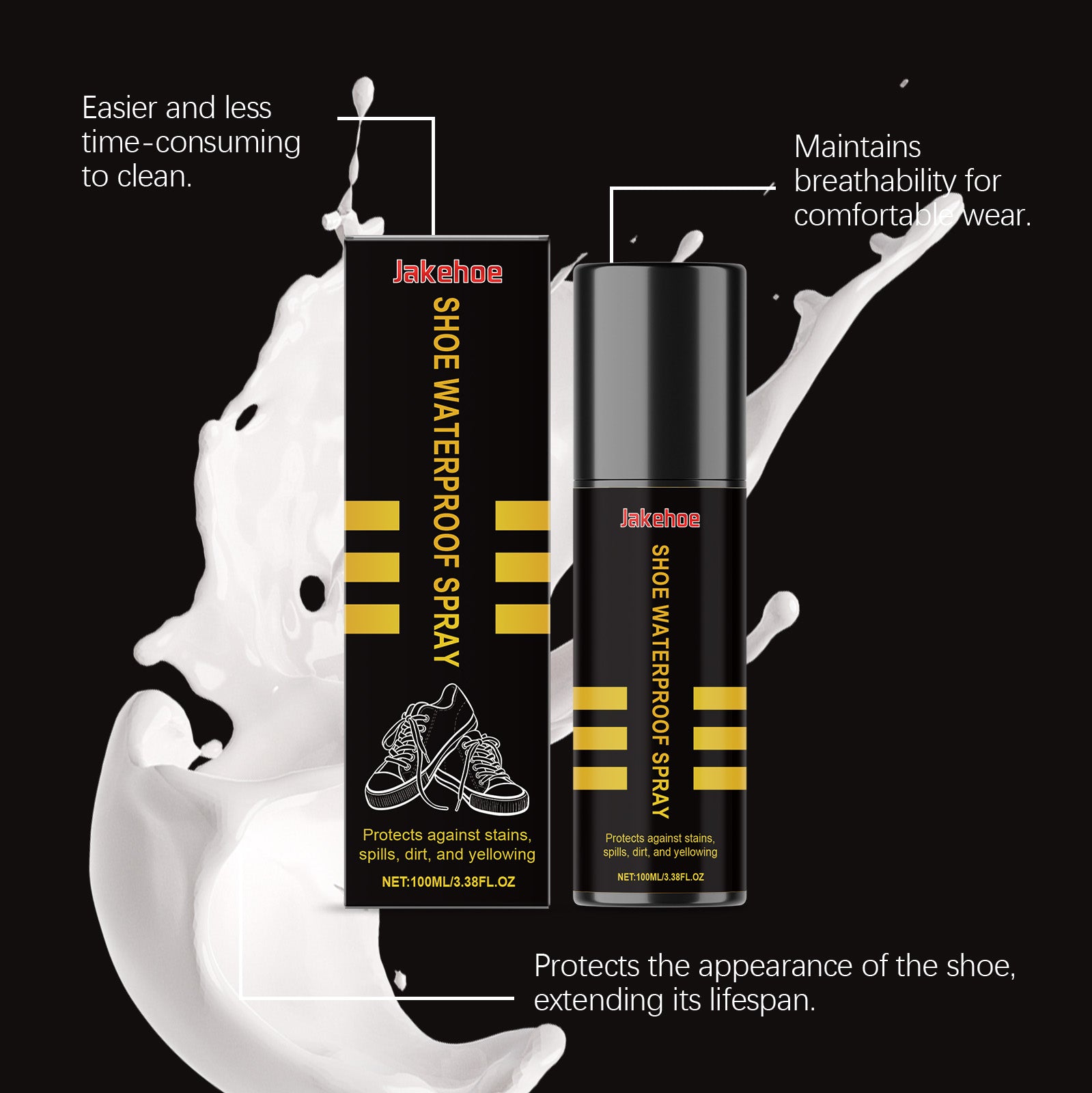 Jakehoe Shoe Waterproof Spray 100ml - SKU00000181