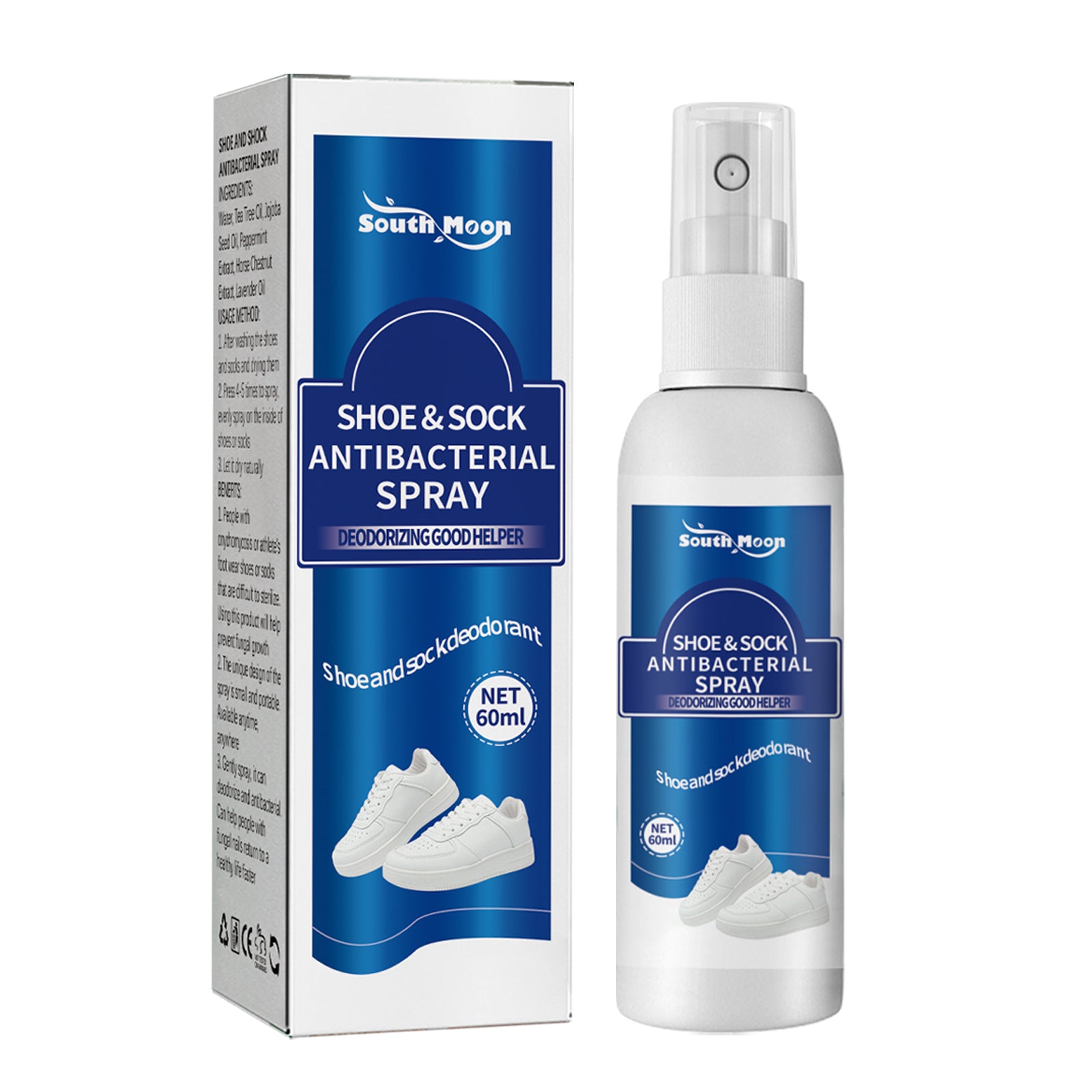 South Moon Shoe & Sock Freshening Spray – 3 Pack
