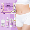 Viareline lavender bath and body spa gift set with four products