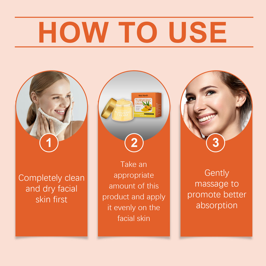How to use West Month Turmeric Face Cream