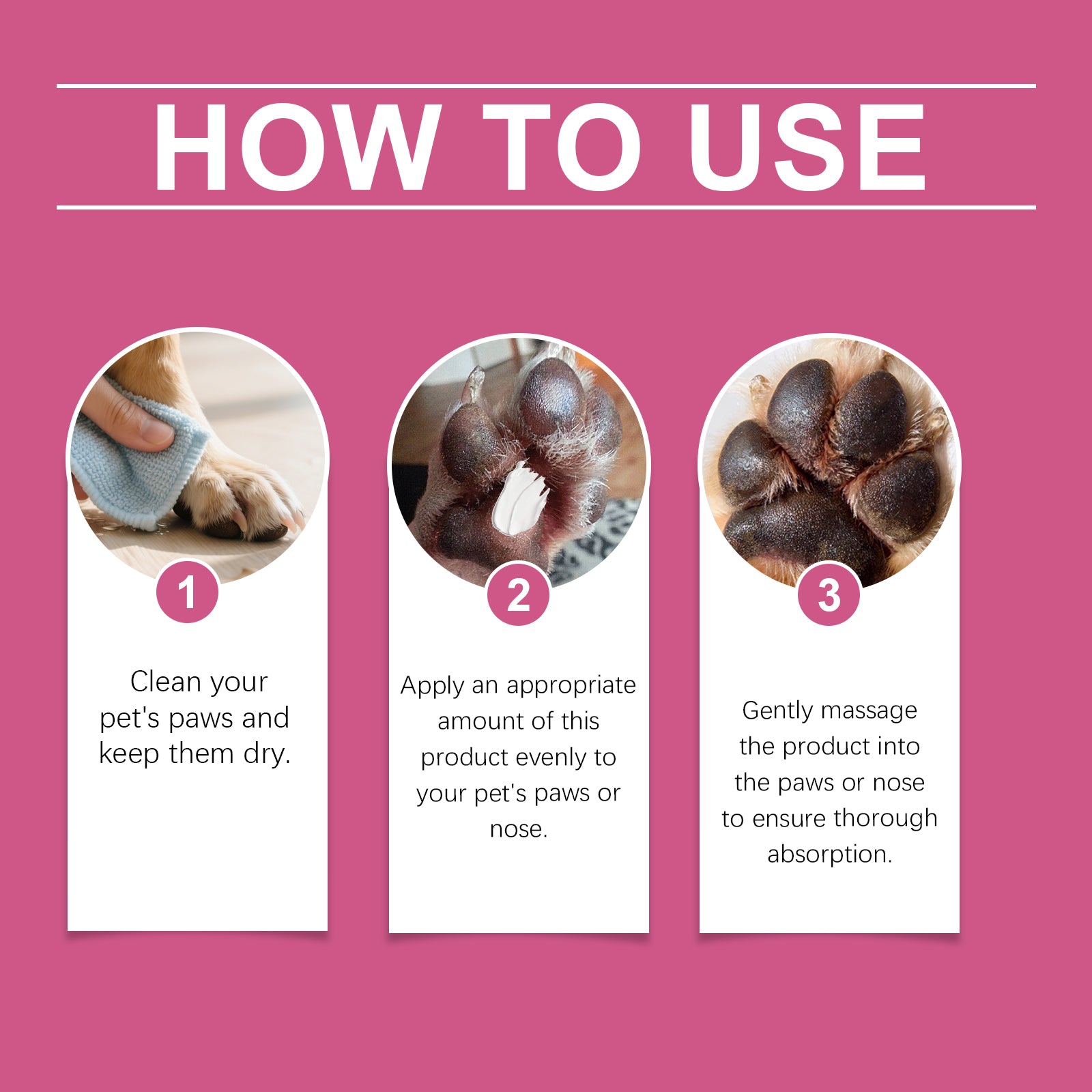 Yegbong paw balm ingredients and use