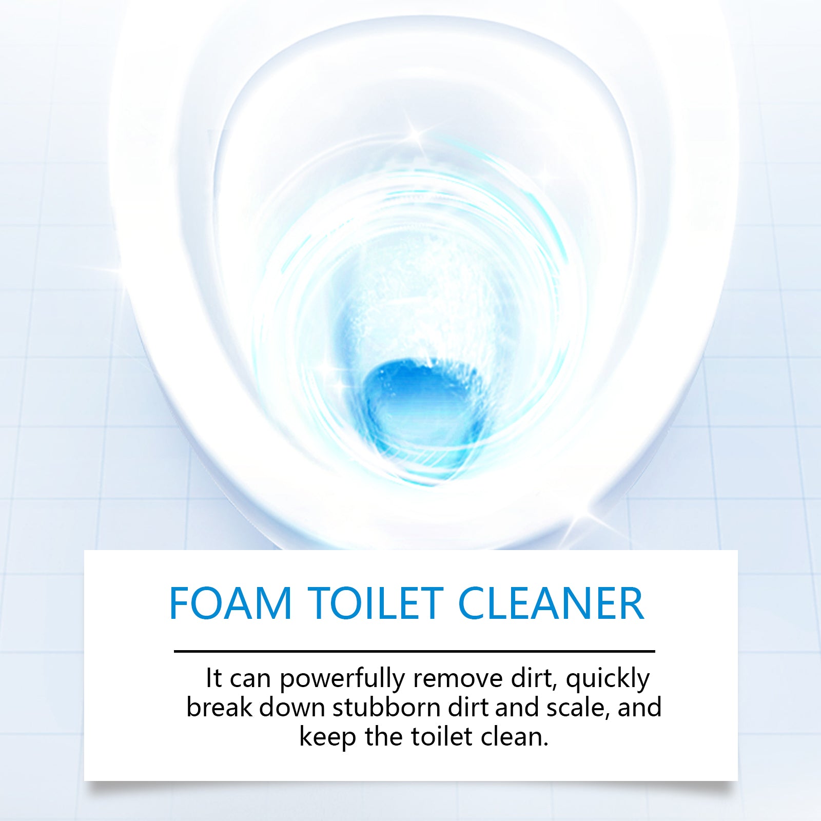 Toilet Bowl Foam Cleaner Powder 100g - JHC02-A022-100-BU1