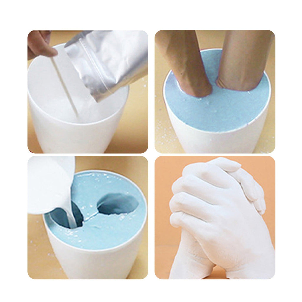 Casting process and hands-on activity photos