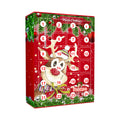 Dowmoo 24-day reindeer keychain advent calendar gift box