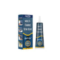 Four bottles of Jue-Fish no-sew fabric repair adhesive