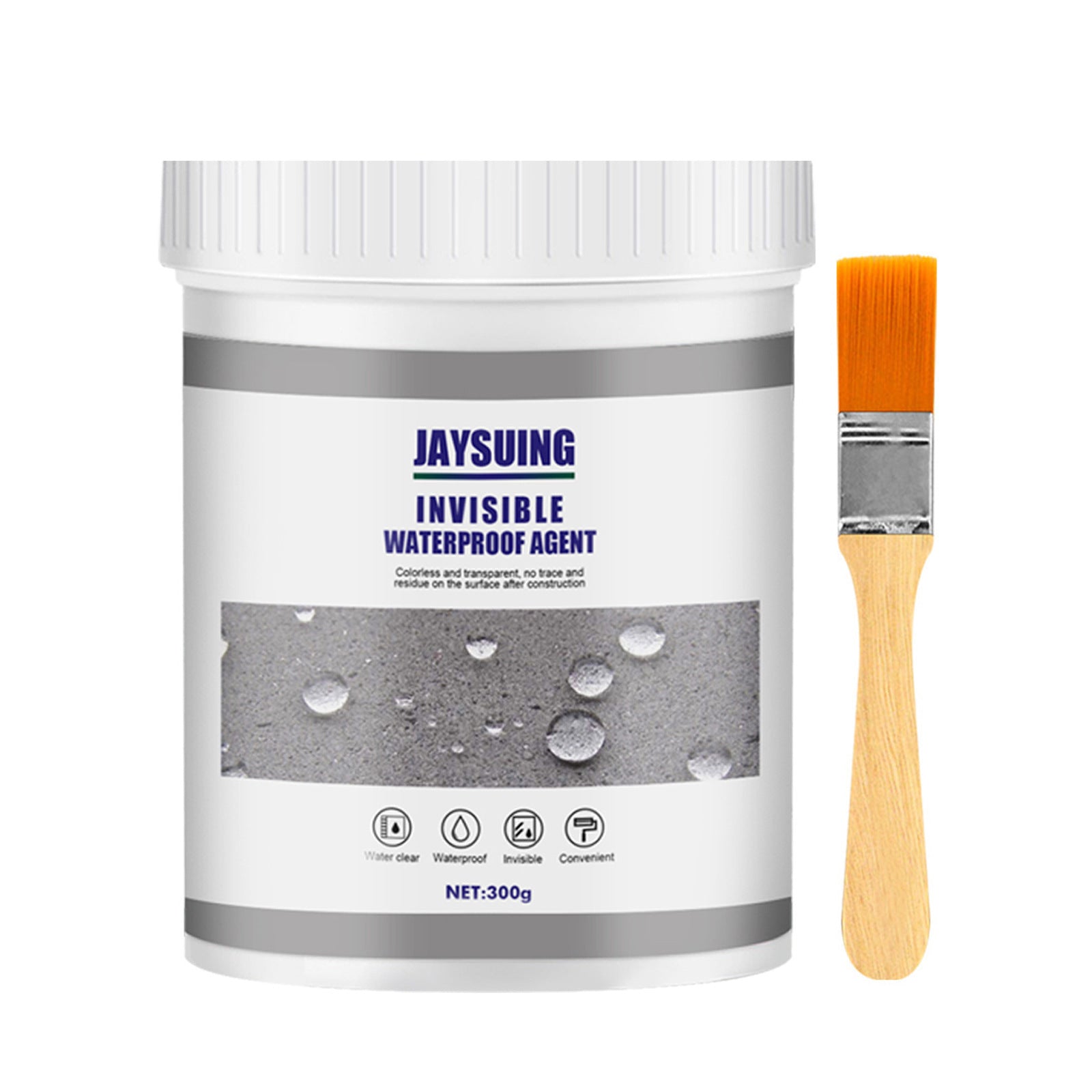 Two Jaysuing 300 gram brush-on waterproof sealant sets