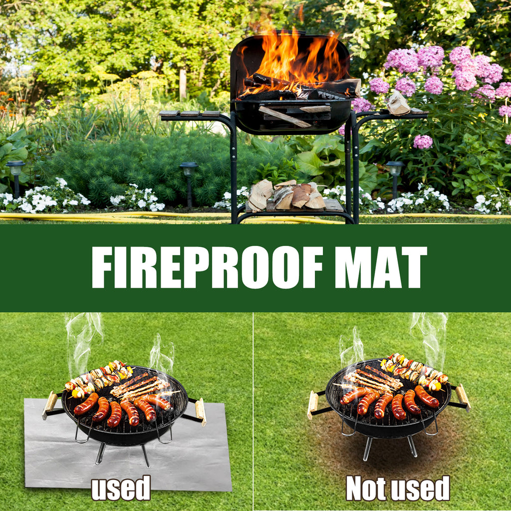Outdoor grill mat surface protection comparison